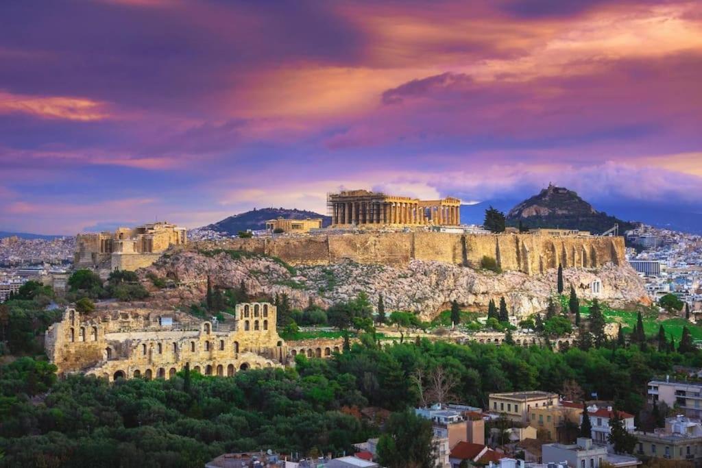 Spacious Beauty In Athens, 55M2, Metro 7' المظهر الخارجي الصورة